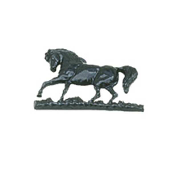 Geveldecoratie nostalgisch Klassiek Paard wandornament aluminium - 37 cm