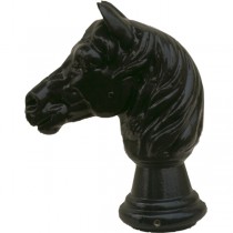 Paalkop met paardenhoofd - 25 cm