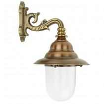 Buitenverlichting Nostalgisch Klassiek Franse stallamp Moerdijk brons - 53 cm