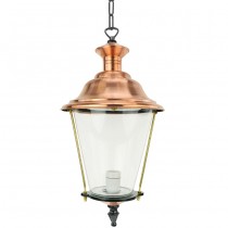 Buitenverlichting Klassiek Landelijk Plafondlamp Elburg aan ketting L - 70 cm