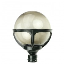 Losse bollamp - Verlichte bol - Rookglas lamp - Ø 25 cm